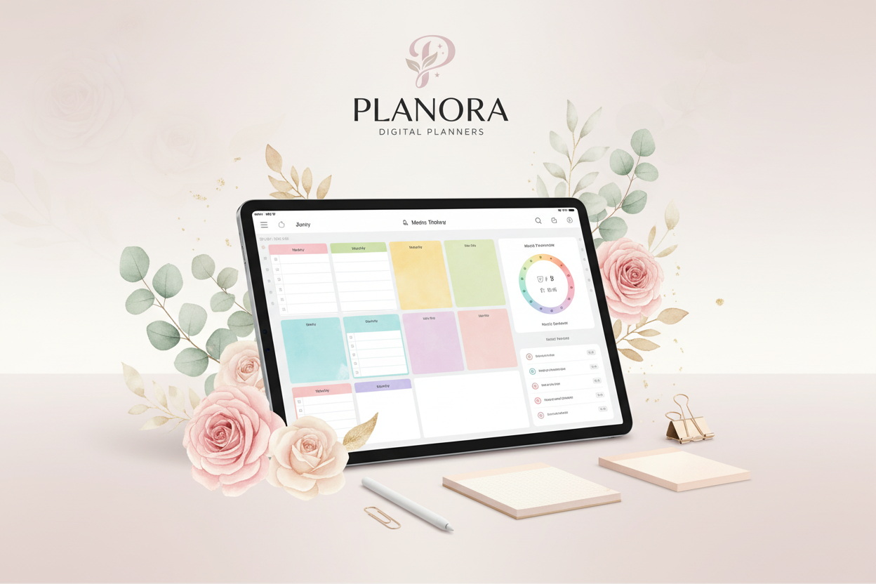 Planora Digital Planner Banner